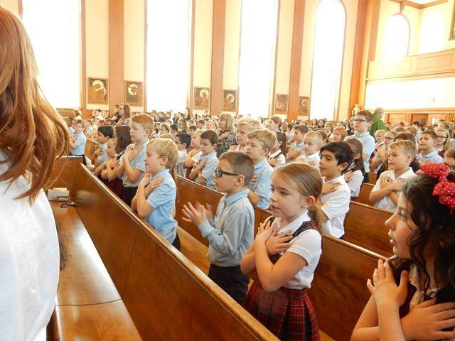 Students in school Mass